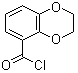 structure of CAS# 38871-41-9, 1,4-Benzodioxan-5-carbonyl chloride;2,3-Dihydro-1,4-benzodioxin-5-carbonyl chloride