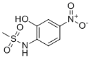 structure of CAS# 38880-53-4, Nimesulide Impurity 2;N-(2-Hydroxy-4-nitrophenyl)methanesulfonamide