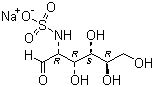 结构式 CAS# 38899-05-7, 氨基葡萄糖硫酸钠盐