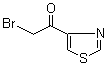 structure of CAS# 38923-13-6, 4-(Bromoacetyl)thiazole;2-Bromo-1-(4-thiazolyl)bthanone