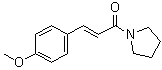 结构式 CAS# 389572-70-7, 1-[(2E)-3-(4-甲氧基苯基)-1-氧代-2-丙烯基]吡咯烷