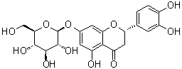 structure of CAS# 38965-51-4, Miscanthoside;Eriodictyol 7-O-beta-D-glucoside; Eriodictyol 7-glucoside; Eriodictyol 7-beta-D-glucoside