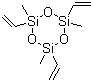 2,4,6-三甲基-2,4,6-三乙烯基环三硅氧烷分子结构 (CAS 3901-77-7)