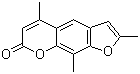 structure of CAS# 3902-71-4, Trioxsalen;4,5',8-Trimethylpsoralen