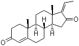 structure of CAS# 39025-23-5, (Z)-Guggulsterone;(17Z)-Pregna-4,17(20)-diene-3,16-dione