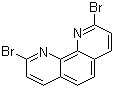 结构式 CAS# 39069-02-8, 2,9-二溴-1,10-菲罗啉