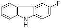 结构式 CAS# 391-45-7, 3-氟咔唑