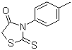结构式 CAS# 3919-81-1, 3-(4-甲基苯基)-2-硫酮-1,3-噻唑啉-4-酮