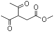 3,3-二乙酰基丙酸甲酯分子结构 (CAS 39265-95-7)