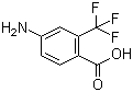结构式 CAS# 393-06-6, 4-氨基-2-三氟甲基苯甲酸