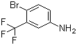 structure of CAS# 393-36-2, 5-Amino-2-bromobenzotrifluoride ;4-Bromo-3-(trifluoromethyl)aniline