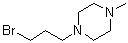 结构式 CAS# 39500-57-7, 1-(3-溴丙基)-4-甲基哌嗪