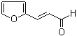 结构式 CAS# 39511-08-5, (2E)-3-(2-呋喃基)-2-丙烯醛