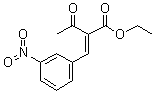 structure of CAS# 39562-16-8, Ethyl 2-(3-nitrobenzylidene)acetoacetate;Ethyl 3-nitrobenzylideneacetoacetate; Ethyl alpha-acetyl-beta-(m-nitrophenyl)acrylate; NSC 637307