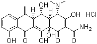 structure of CAS# 3963-95-9, Metacycline hydrochloride ;Methacycline hydrochloride