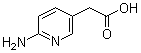 6-氨基-3-吡啶乙酸分子结构 (CAS 39658-45-2)