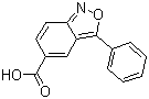 structure of CAS# 39695-71-1, 3-Phenylbenzo[c]isoxazole-5-carboxylic acid