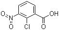 结构式 CAS# 3970-35-2, 2-氯-3-硝基苯甲酸