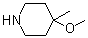 structure of CAS# 3970-72-7, 4-Methoxy-4-methylpiperidine