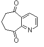 structure of CAS# 39713-40-1, 5H-Cyclohepta[b]pyridine-7,8-dihydro-5,9(6H)-dione