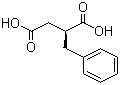 结构式 CAS# 3972-36-9, S-2-苄基琥珀酸; (S)-苄基丁二酸