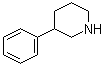 结构式 CAS# 3973-62-4, 3-苯基哌啶