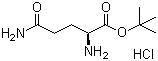 结构式 CAS# 39741-62-3, L-谷氨酰胺叔丁酯盐酸盐