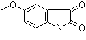 structure of CAS# 39755-95-8, 5-Methoxyisatin;5-Methoxy-1H-indole-2,3-dione
