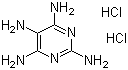结构式 CAS# 39944-62-2, 2,4,5,6-四氨基嘧啶盐酸盐