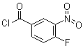 结构式 CAS# 400-94-2, 3-硝基-4-氟苯甲酰氯