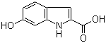 structure of CAS# 40047-23-2, 6-Hydroxyindole-2-carboxylic acid;6-Hydroxy-1H-indole-2-carboxylic acid