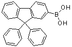 (9,9-Diphenyl-9H-fluoren-2-yl)boronic acid molecular structure (CAS 400607-31-0)