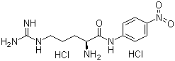 结构式 CAS# 40127-11-5, L-精氨酸对硝基苯胺二盐酸盐