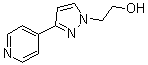 structure of CAS# 401522-11-0, 3-(4-Pyridinyl)-1H-pyrazole-1-ethanol
