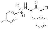 结构式 CAS# 402-71-1, N-alpha-对甲苯磺酰基-L-苯丙氨酰氯甲烷