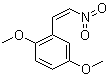 structure of CAS# 40276-11-7, 1,4-Dimethoxy-2-(2-nitroethenyl)benzene;2,5-Dimethoxy-beta-nitrostyrene; NSC 158921; NSC 610188