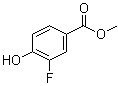 3-氟-4-羟基苯甲酸甲酯分子结构 (CAS 403-01-0)