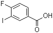 3-碘-4-氟苯甲酸分子结构 (CAS 403-18-9)
