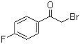 结构式 CAS# 403-29-2, 2-溴-4'-氟苯乙酮; 2-溴-1-(4-氟苯基)乙-1-酮