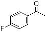 structure of CAS# 403-42-9, 4'-Fluoroacetophenone;1-(4-Fluorophenyl)ethanone