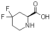 结构式 CAS# 403503-73-1, (2S)-4,4-二氟-2-哌啶羧酸