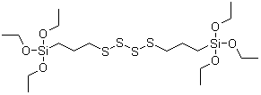 Bis[3-(triethoxysilyl)propyl]tetrasulfide molecular structure (CAS 40372-72-3)