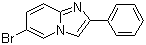 6-溴-2-苯基咪唑并[1,2-a]吡啶分子结构 (CAS 4044-98-8)