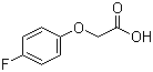 structure of CAS# 405-79-8, 4-Fluorophenoxyacetic acid;p-Fluorophenoxyacetic acid