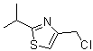 structure of CAS# 40516-57-2, 2-Isopropyl-4-(chloromethyl)thiazole;4-(Chloromethyl)-2-isopropylthiazole
