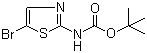 structure of CAS# 405939-39-1, N-Boc-2-amino-5-bromothiazole