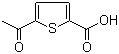structure of CAS# 4066-41-5, 5-Acetylthiophene-2-carboxylic acid;5-Acetyl-2-thiophenecarboxylic acid