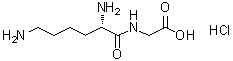 L-Lysylglycine monohydrochloride molecular structure (CAS 40719-58-2)