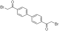 structure of CAS# 4072-67-7, 4,4'-Bis(2-bromoacetyl)biphenyl;1,1'-(1,1'-Biphenyl)-4,4'-diylbis(2-bromoethan-1-one); 2-Bromo-1-[4-[4-(2-bromoacetyl)phenyl]phenyl]ethanone