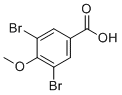 3,5-Dibromo-4-methoxybenzoic acid molecular structure (CAS 4073-35-2)